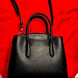 Kate Spade medium satchel bag! Black with gold hardware; brand new with tags!